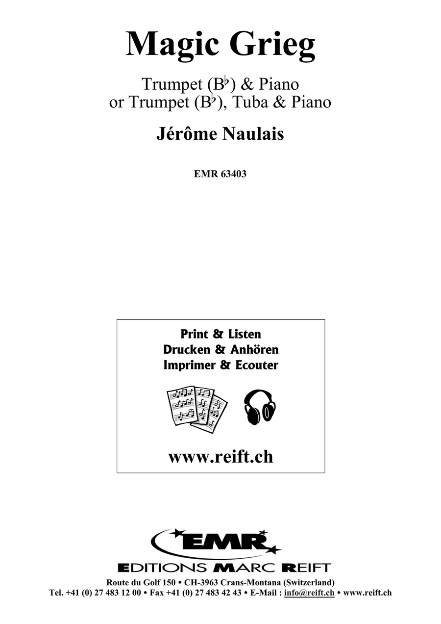 Magic Grieg Magic Grieg Trumpet scores gallery preview page 2