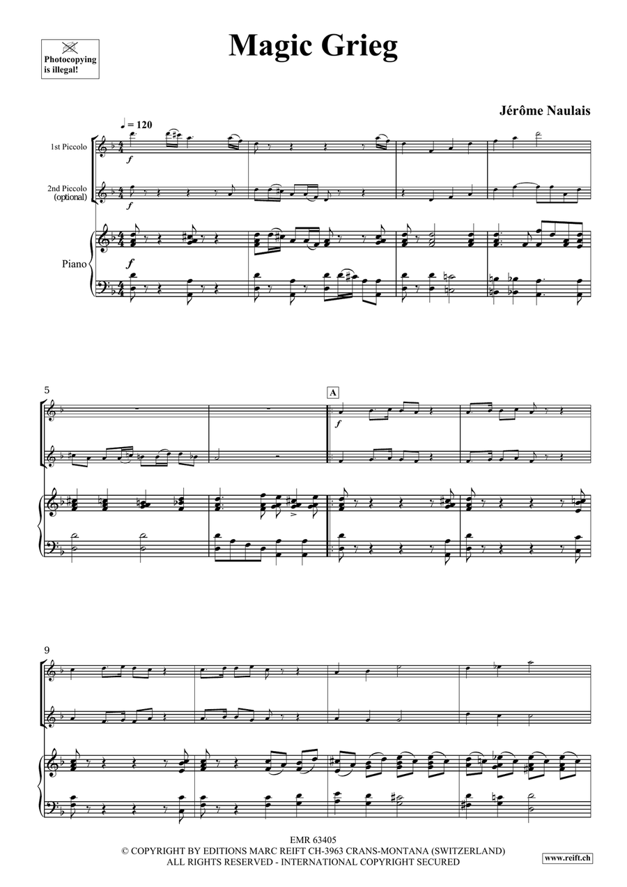 Magic Grieg Magic Grieg Piccolo scores gallery preview page 4