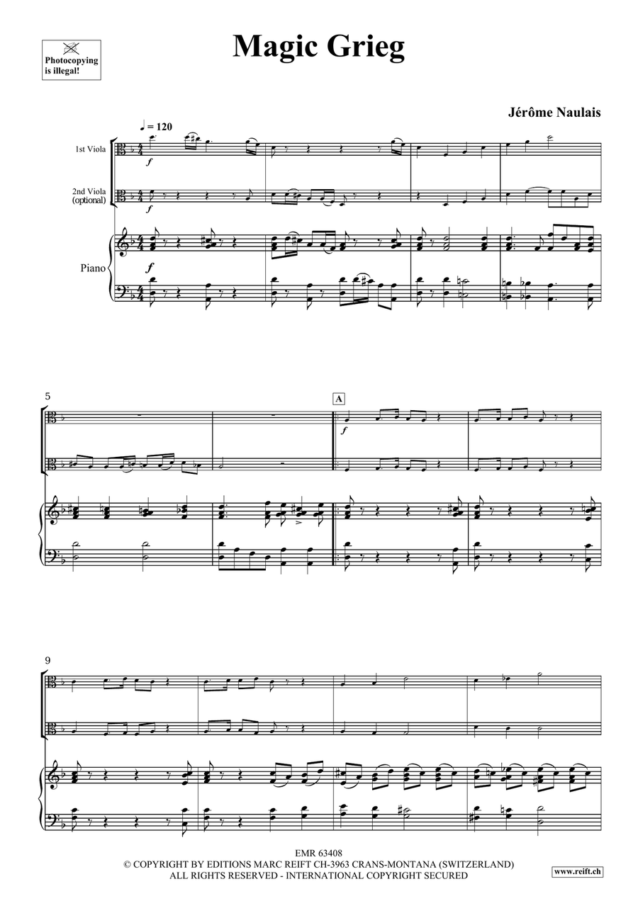 Magic Grieg Magic Grieg Viola scores gallery preview page 4