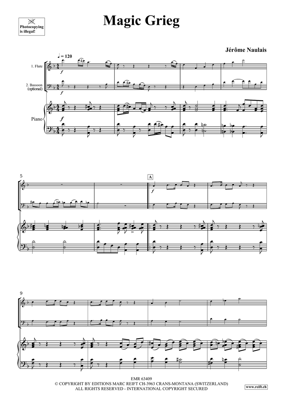 Magic Grieg Magic Grieg Bassoon scores gallery preview page 4