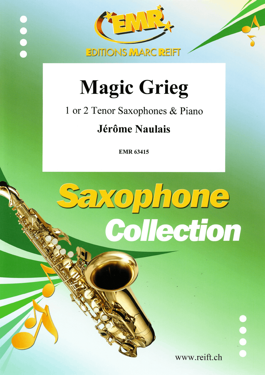Magic Grieg Magic Grieg Tenor Saxophone scores gallery preview page 1