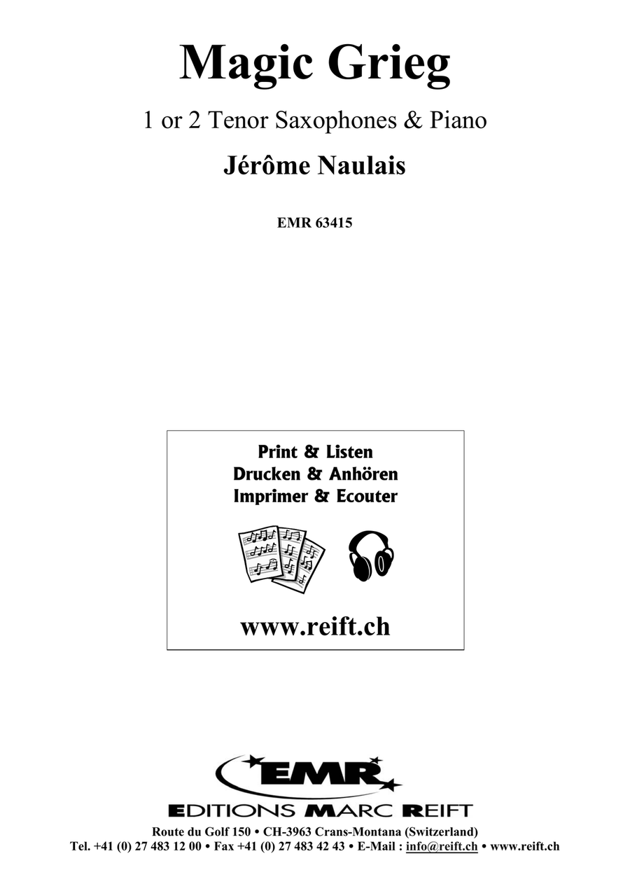Magic Grieg Magic Grieg Tenor Saxophone scores gallery preview page 2