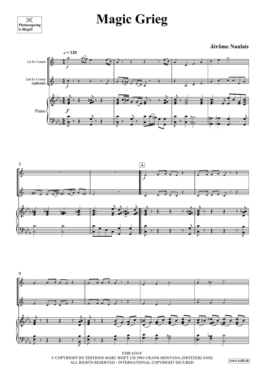 Magic Grieg Magic Grieg Cornet scores gallery preview page 4