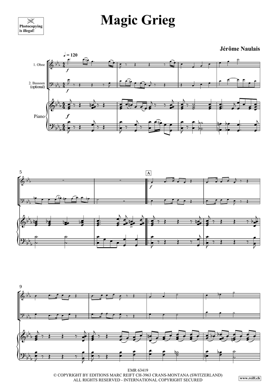 Magic Grieg Magic Grieg Bassoon scores gallery preview page 4