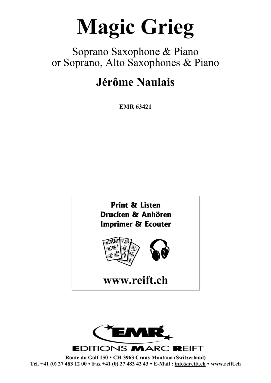 Magic Grieg Magic Grieg Soprano Saxophone scores gallery preview page 2
