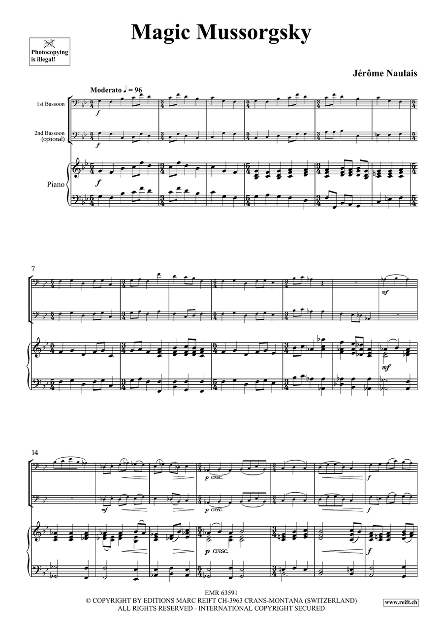 Magic Mussorgsky Magic Mussorgsky Bassoon scores gallery preview page 4