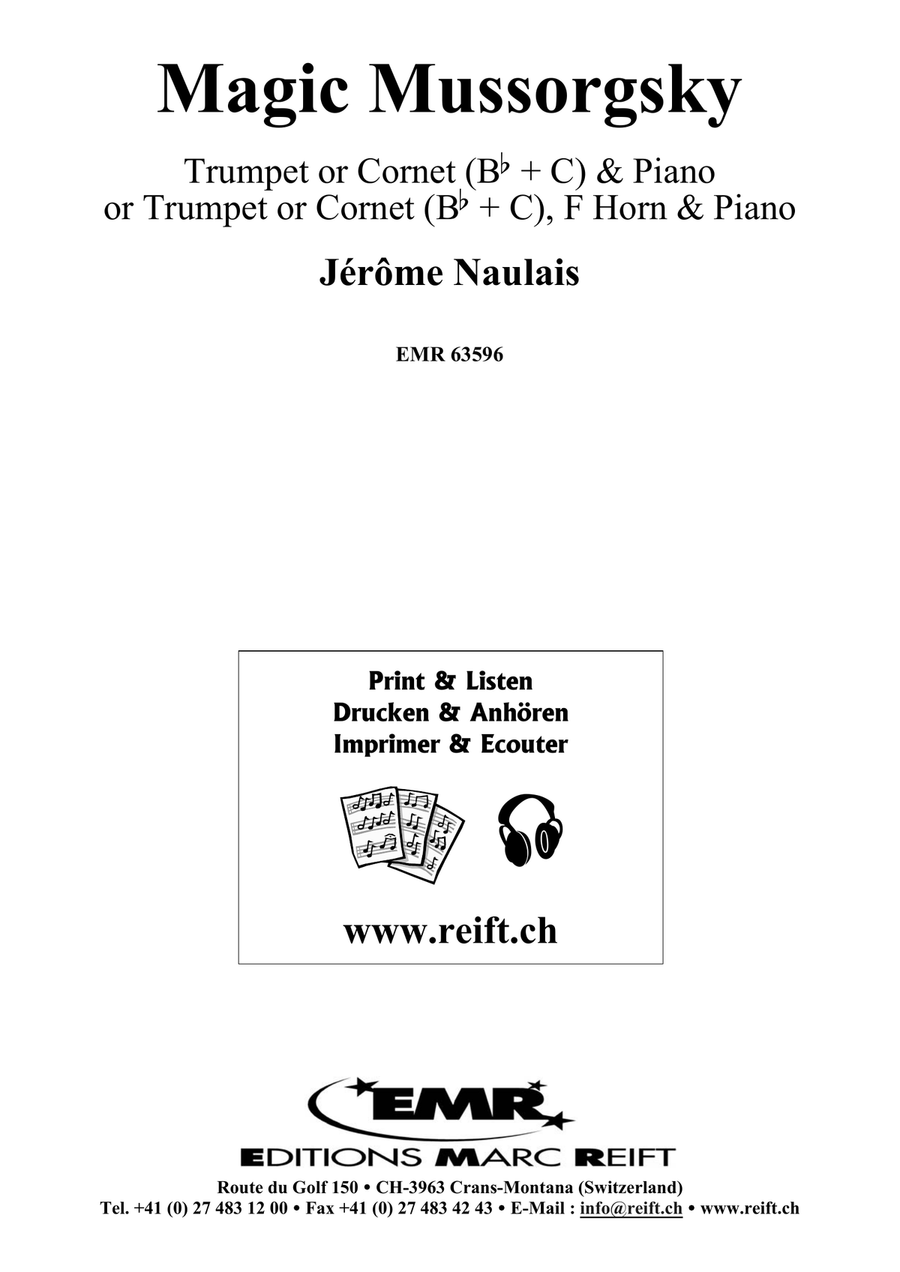 Magic Mussorgsky Magic Mussorgsky Cornet scores gallery preview page 2