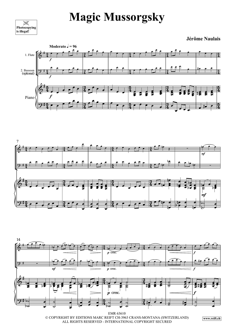 Magic Mussorgsky Magic Mussorgsky Bassoon scores gallery preview page 4