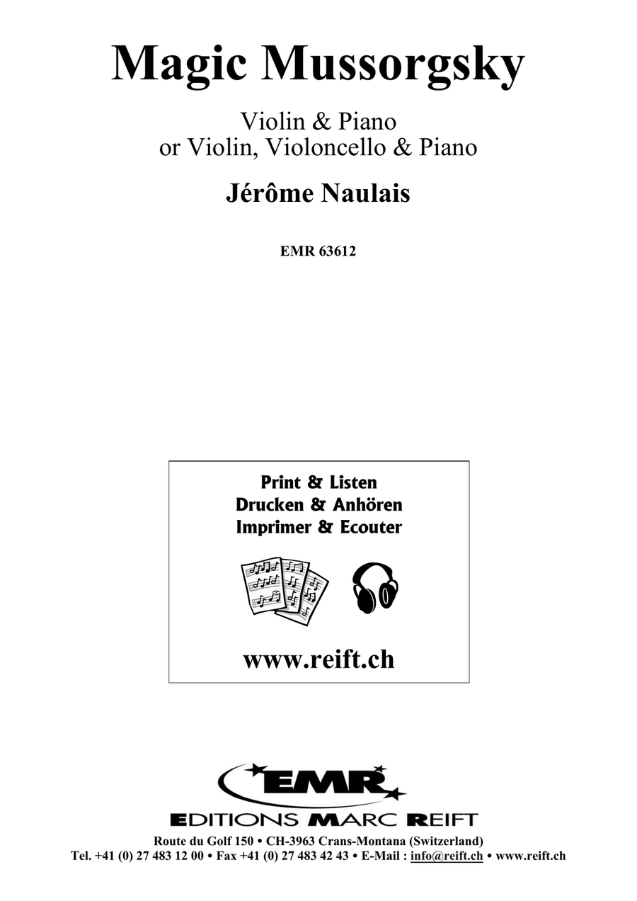 Magic Mussorgsky Magic Mussorgsky Piano Trio scores gallery preview page 2
