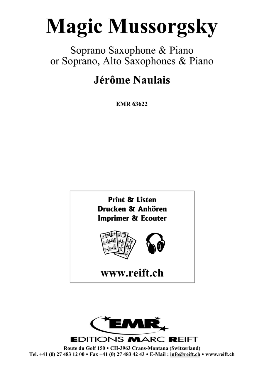 Magic Mussorgsky Magic Mussorgsky Soprano Saxophone scores gallery preview page 2