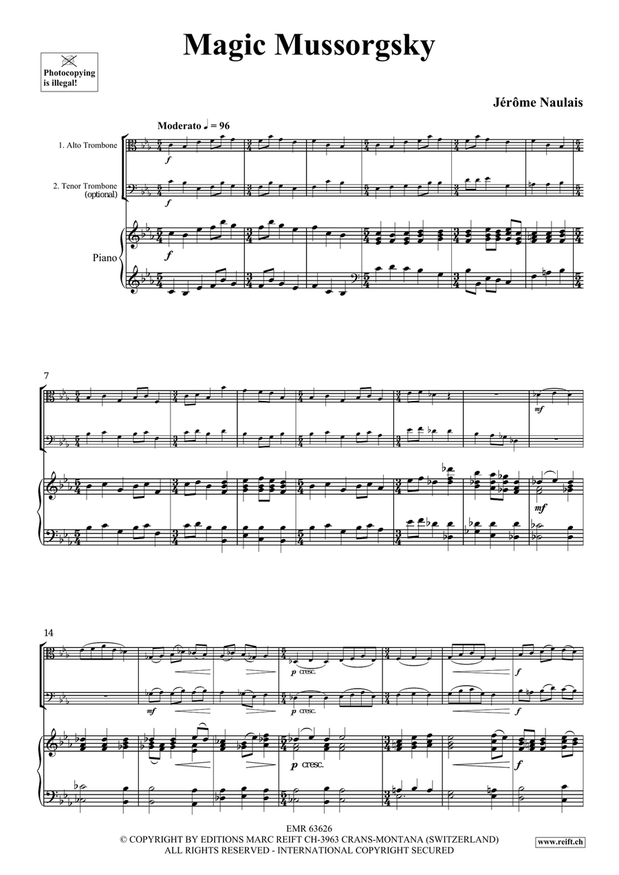 Magic Mussorgsky Magic Mussorgsky Piano Accompaniment scores gallery preview page 4