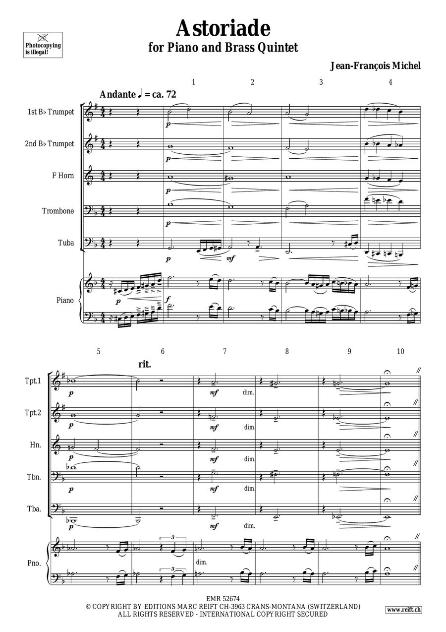 Astoriade Astoriade Piano Accompaniment scores gallery preview page 4