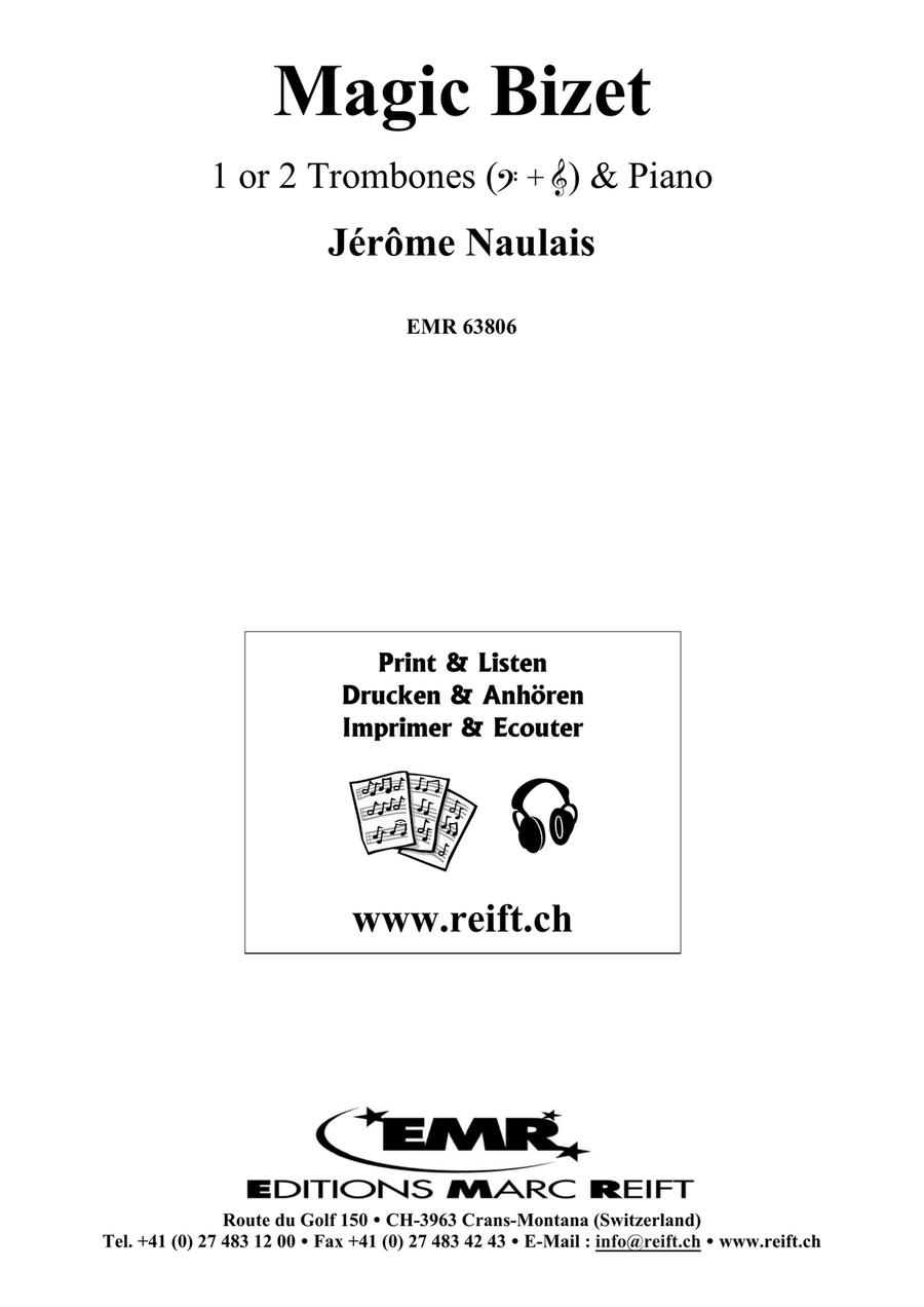 Magic Bizet Magic Bizet Trombone Duet scores gallery preview page 2