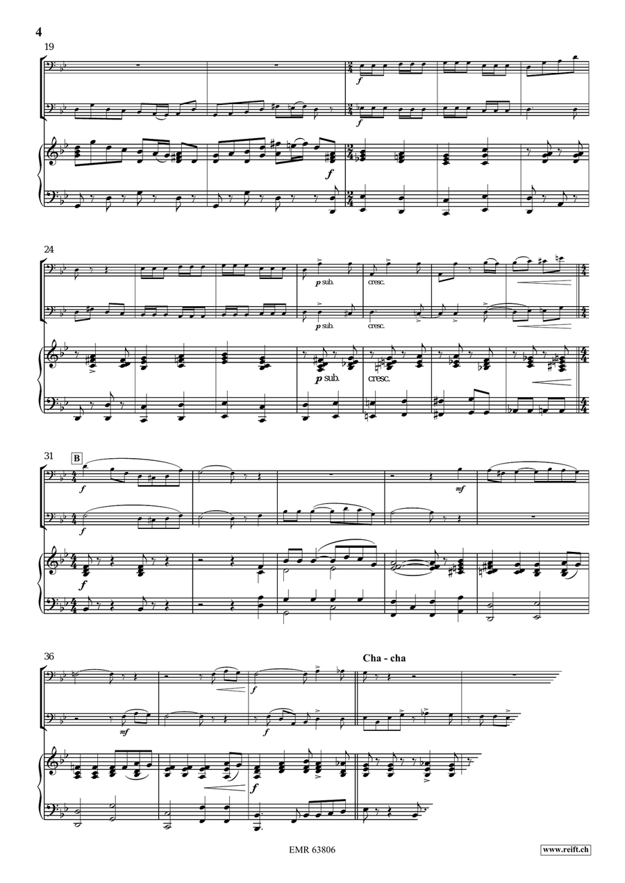 Magic Bizet Magic Bizet Trombone Duet scores gallery preview page 5