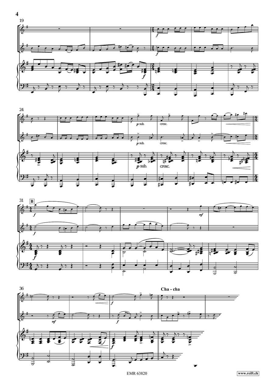 Magic Bizet Magic Bizet Flute Duet scores gallery preview page 5