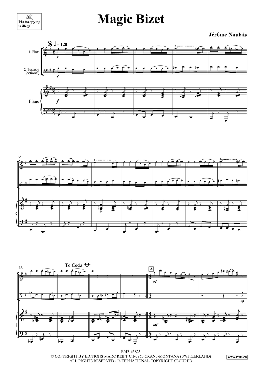 Magic Bizet Magic Bizet Bassoon scores gallery preview page 4