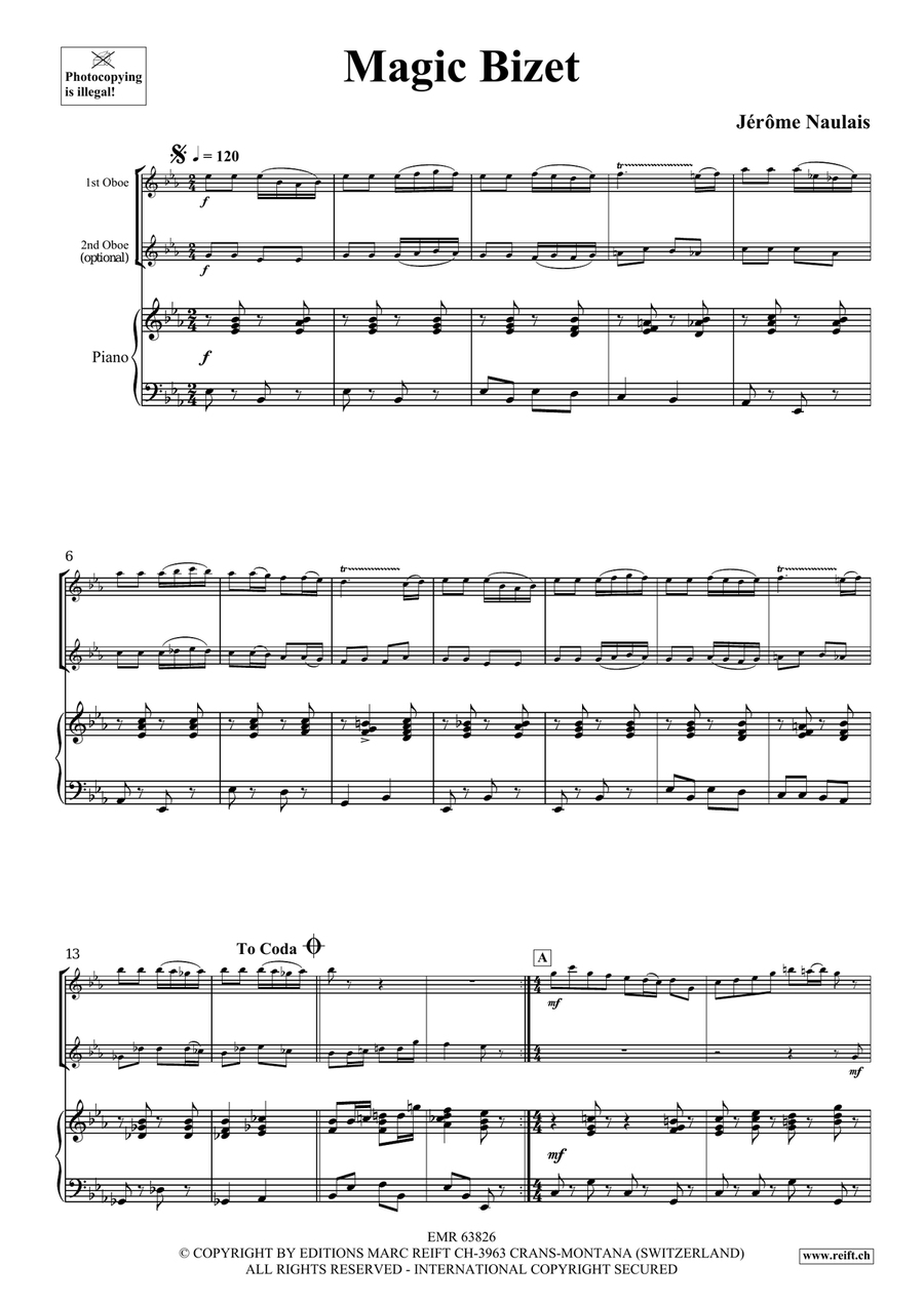 Magic Bizet Magic Bizet Piano Accompaniment scores gallery preview page 4