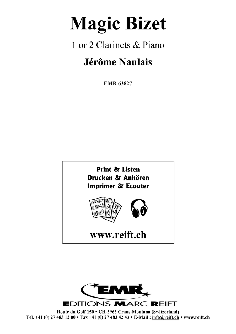 Magic Bizet Magic Bizet Clarinet Duet scores gallery preview page 2