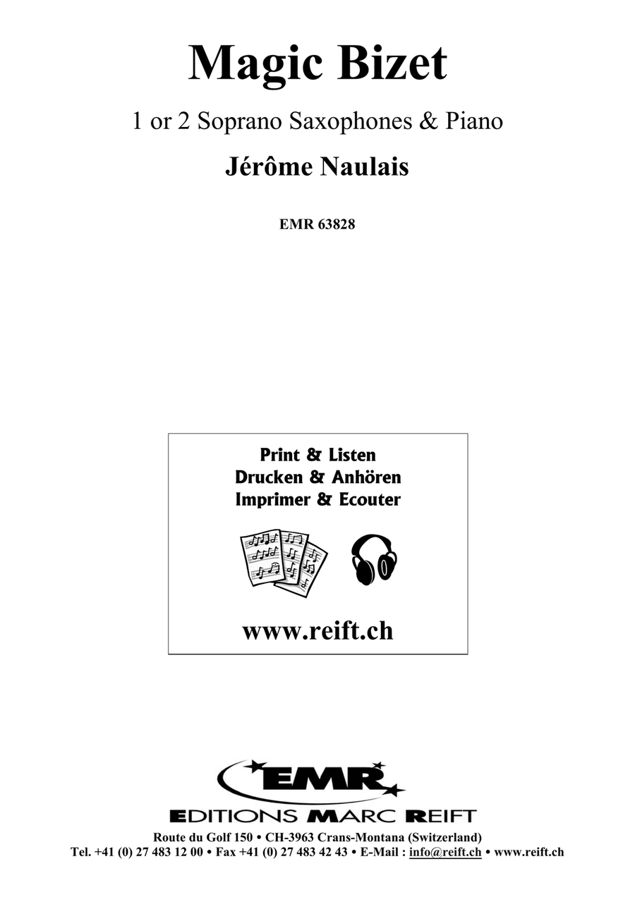 Magic Bizet Magic Bizet Soprano Saxophone scores gallery preview page 2
