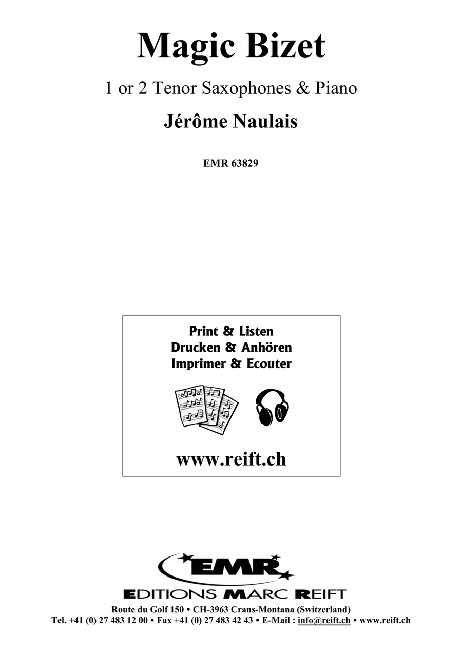 Magic Bizet Magic Bizet Tenor Saxophone scores gallery preview page 2