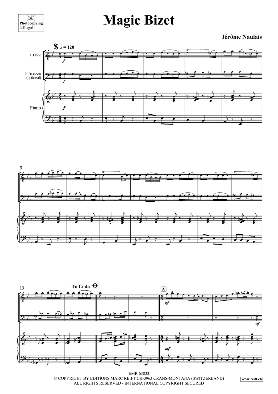 Magic Bizet Magic Bizet Bassoon scores gallery preview page 4