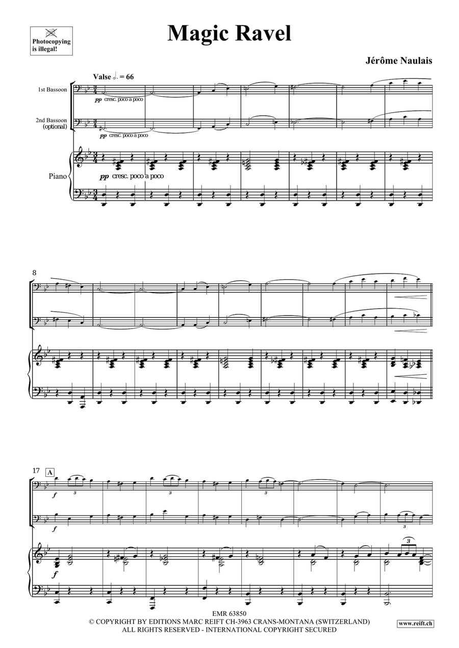 Magic Ravel Magic Ravel Bassoon scores gallery preview page 4
