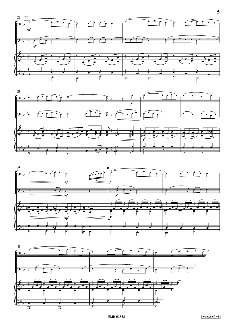 Magic Ravel Magic Ravel Trombone Duet scores gallery preview page 6