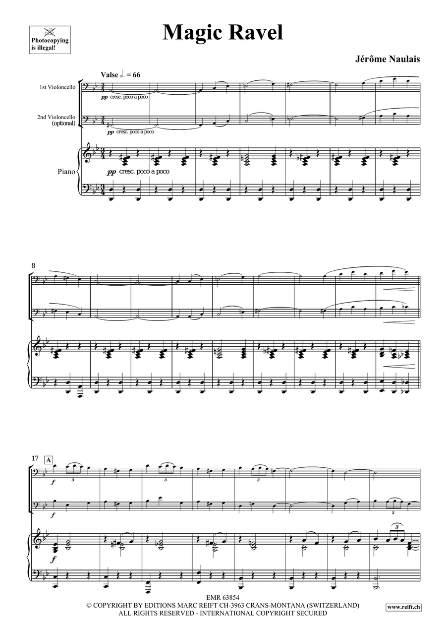 Magic Ravel Magic Ravel Cello scores gallery preview page 4