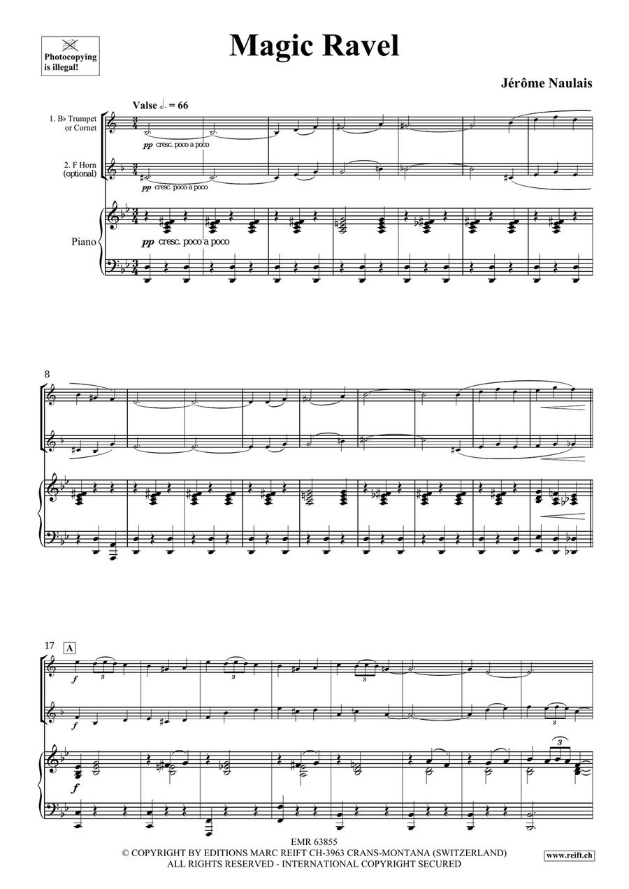 Magic Ravel Magic Ravel Cornet scores gallery preview page 4