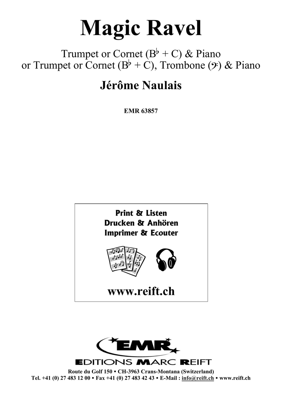 Magic Ravel Magic Ravel Cornet scores gallery preview page 2