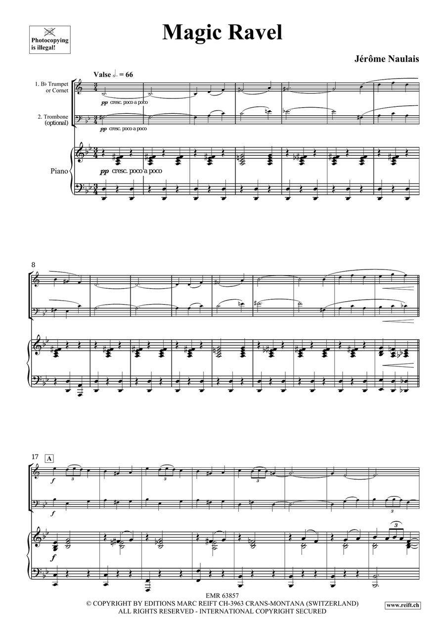Magic Ravel Magic Ravel Cornet scores gallery preview page 4