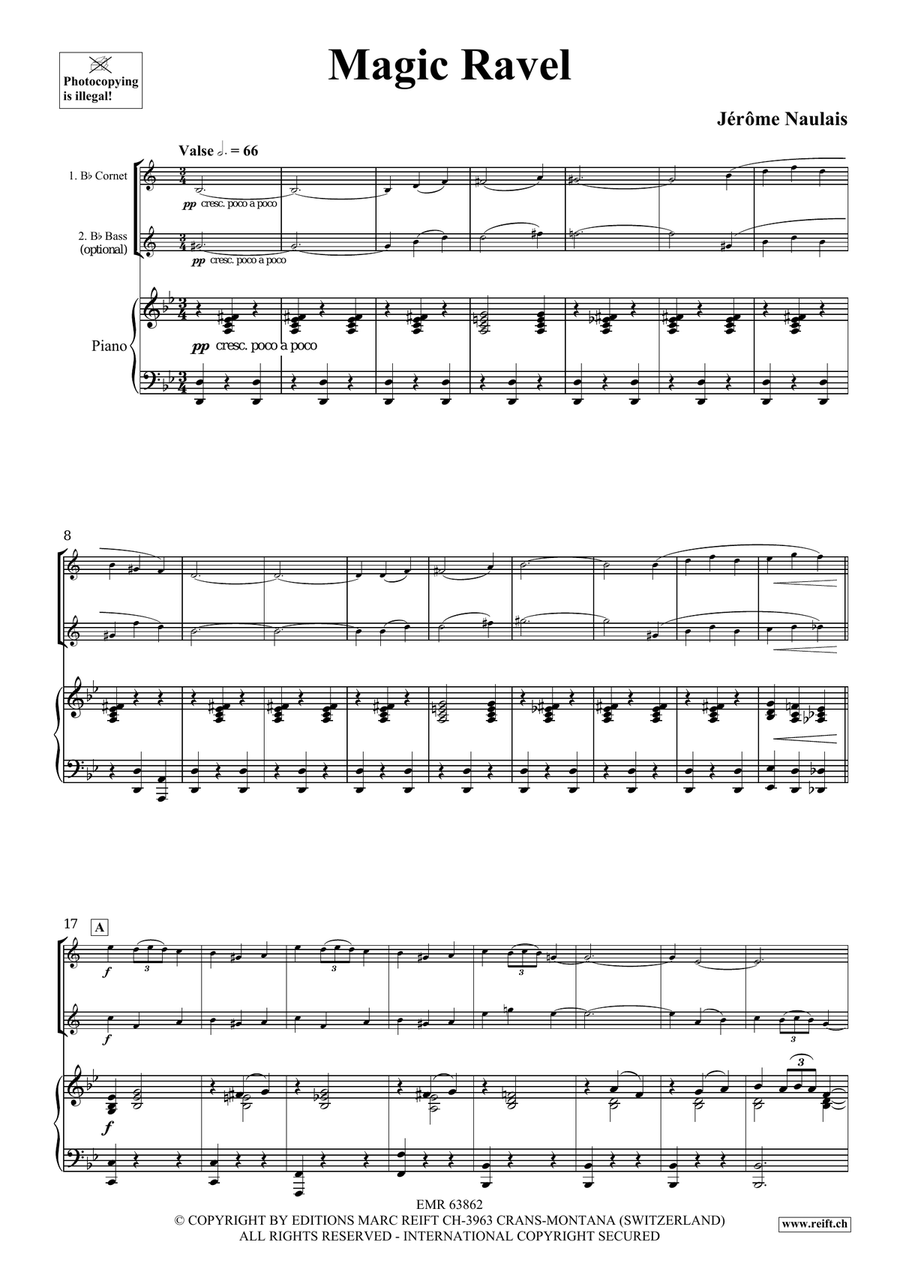 Magic Ravel Magic Ravel Cornet scores gallery preview page 4