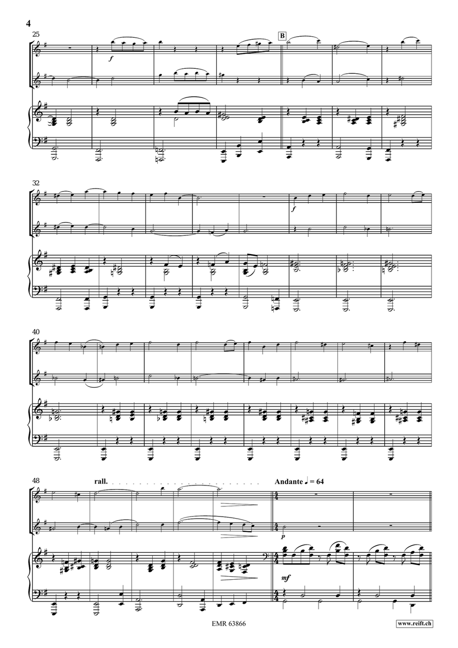 Magic Ravel Flute Duet scores gallery preview page 5