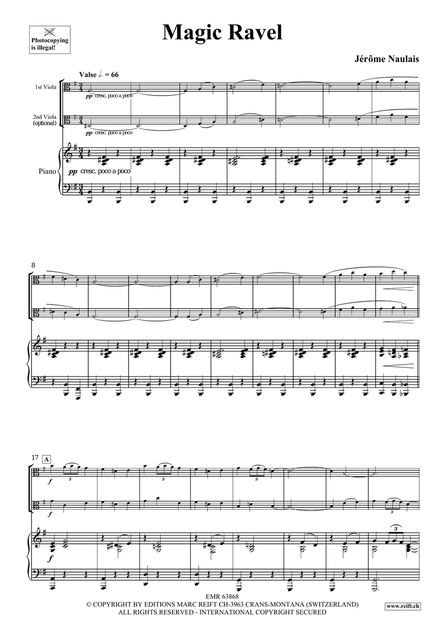 Magic Ravel Magic Ravel Viola scores gallery preview page 4