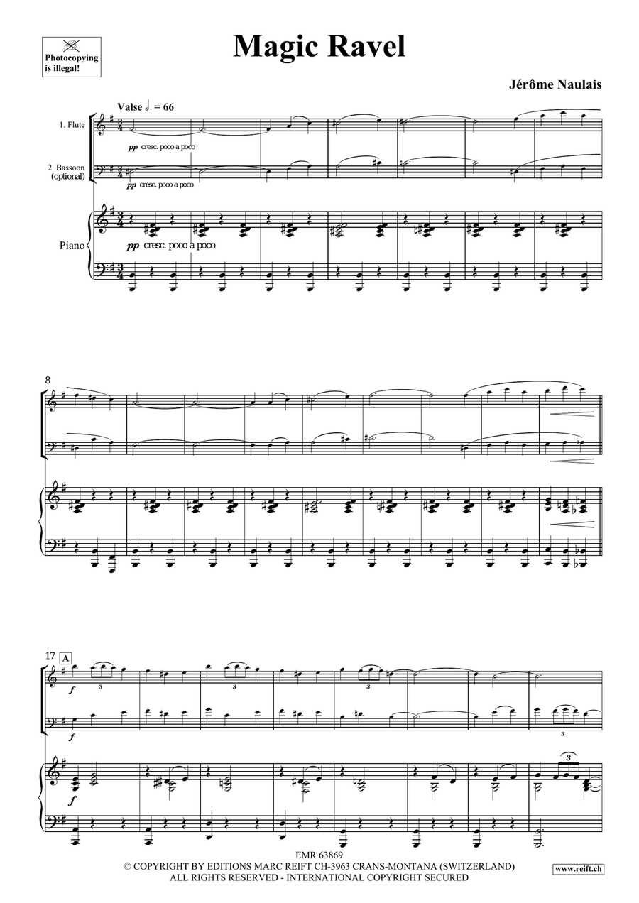 Magic Ravel Bassoon scores gallery preview page 4