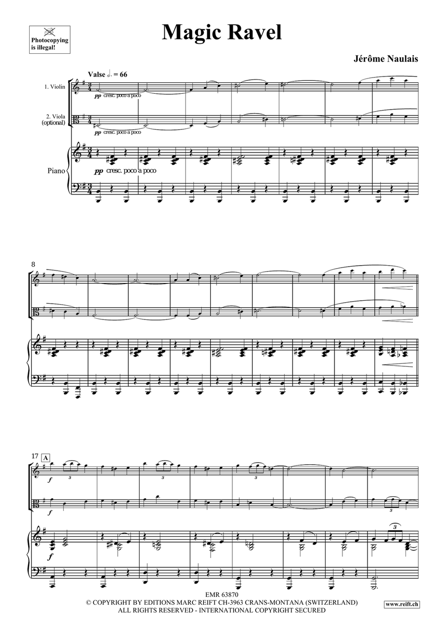 Magic Ravel Magic Ravel Viola scores gallery preview page 4