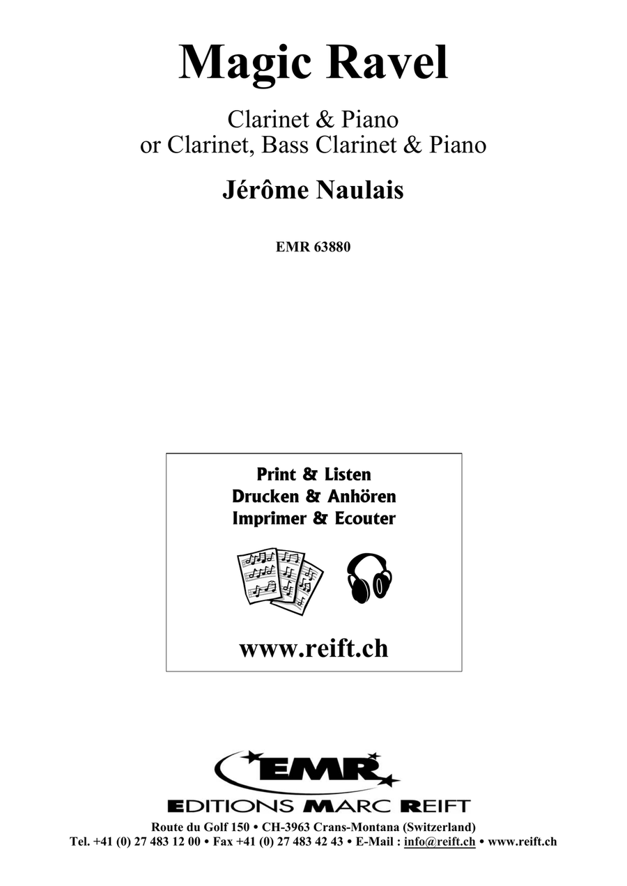 Magic Ravel Magic Ravel Bass Clarinet scores gallery preview page 2