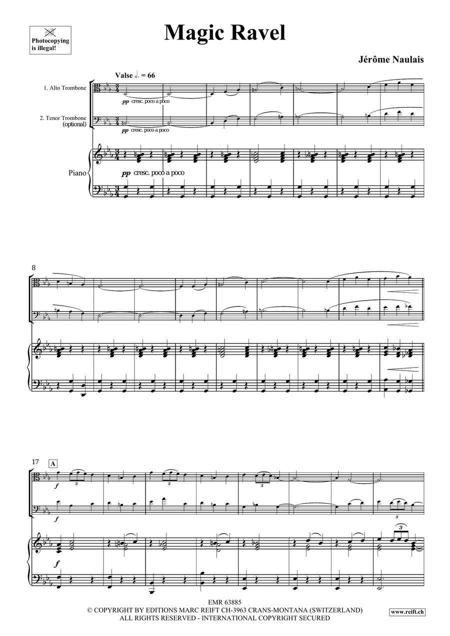 Magic Ravel Piano Accompaniment scores gallery preview page 4