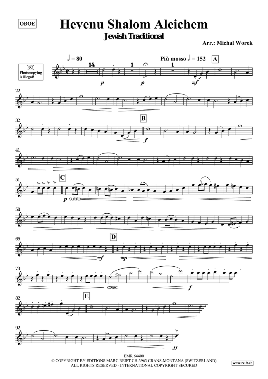 Hevenu Shalom Aleichem Hevenu Shalom Aleichem Piano Accompaniment scores gallery preview page 3