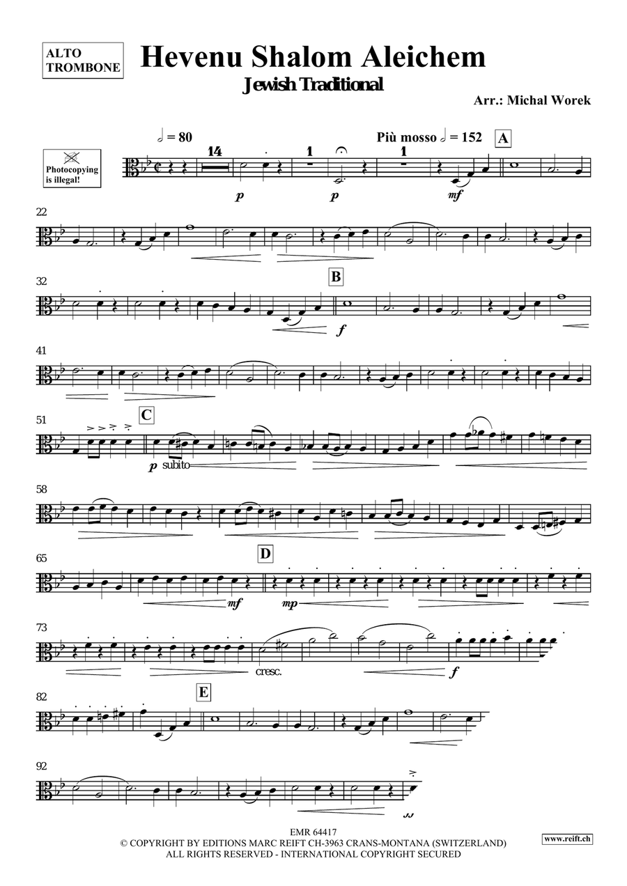 Hevenu Shalom Aleichem Hevenu Shalom Aleichem Piano Accompaniment scores gallery preview page 3