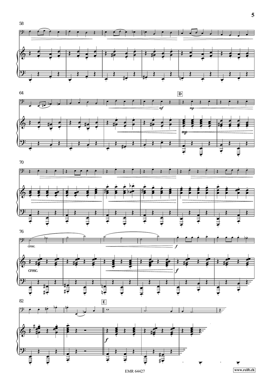 Hevenu Shalom Aleichem Hevenu Shalom Aleichem Double Bass scores gallery preview page 6