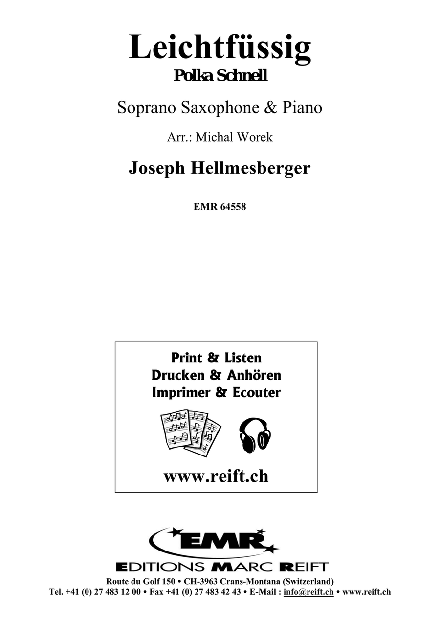 Leichtfüssig Leichtfüssig Soprano Saxophone scores gallery preview page 2