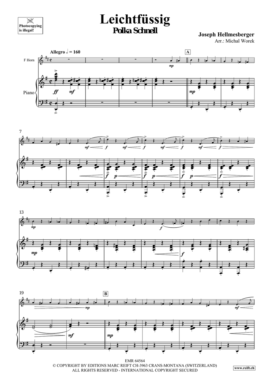 Leichtfüssig Leichtfüssig Horn scores gallery preview page 4