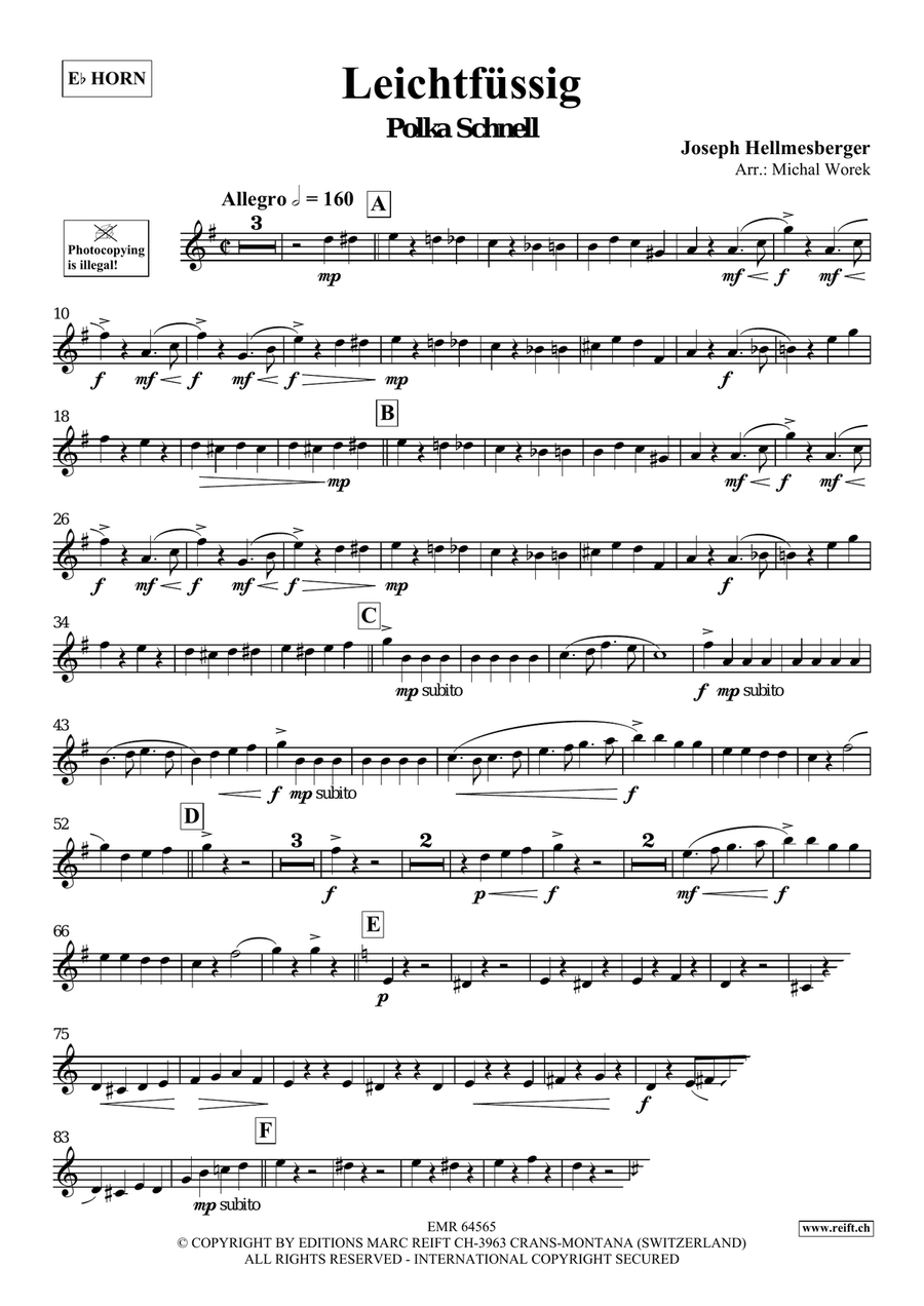 Leichtfüssig Leichtfüssig Horn scores gallery preview page 3