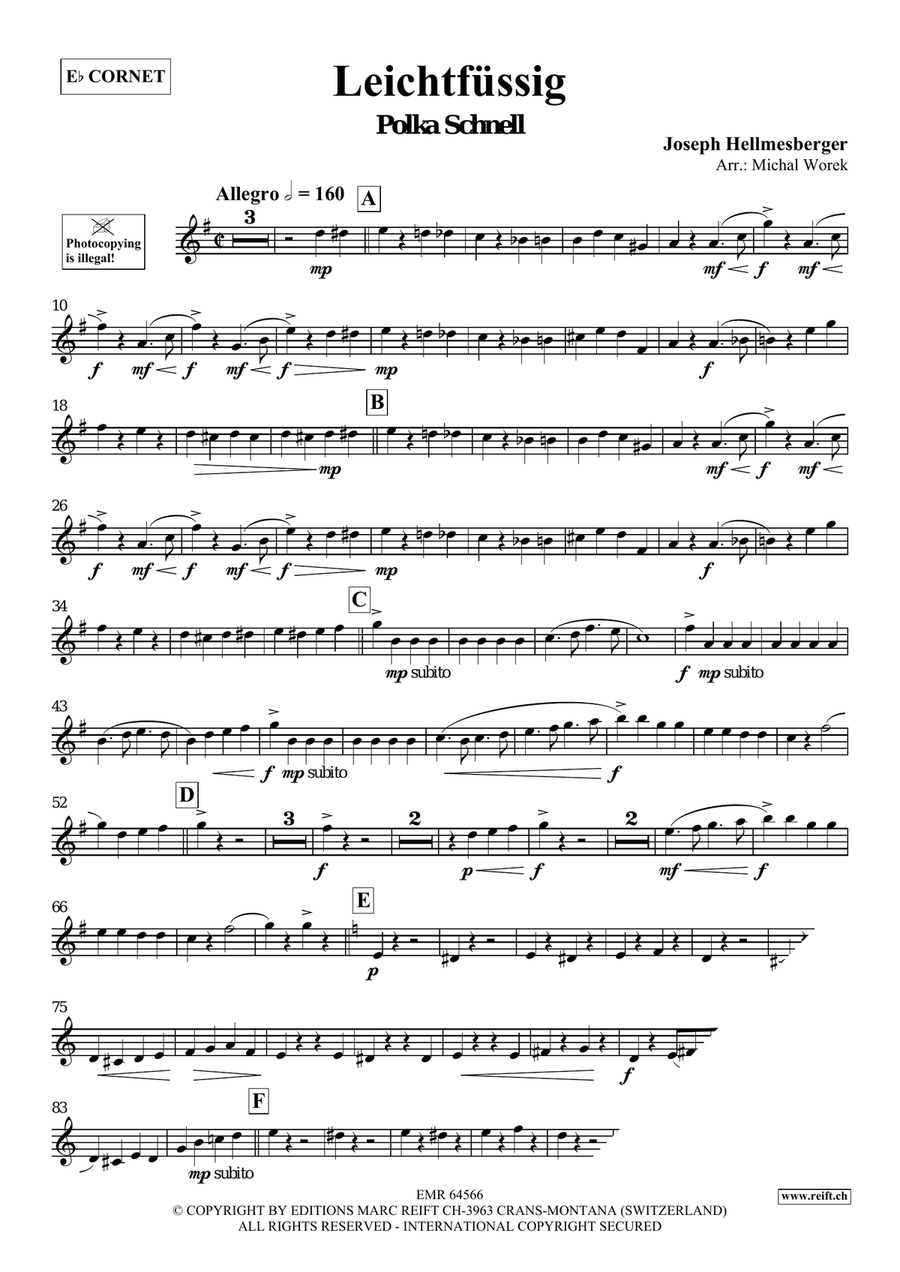 Leichtfüssig Leichtfüssig Cornet scores gallery preview page 3