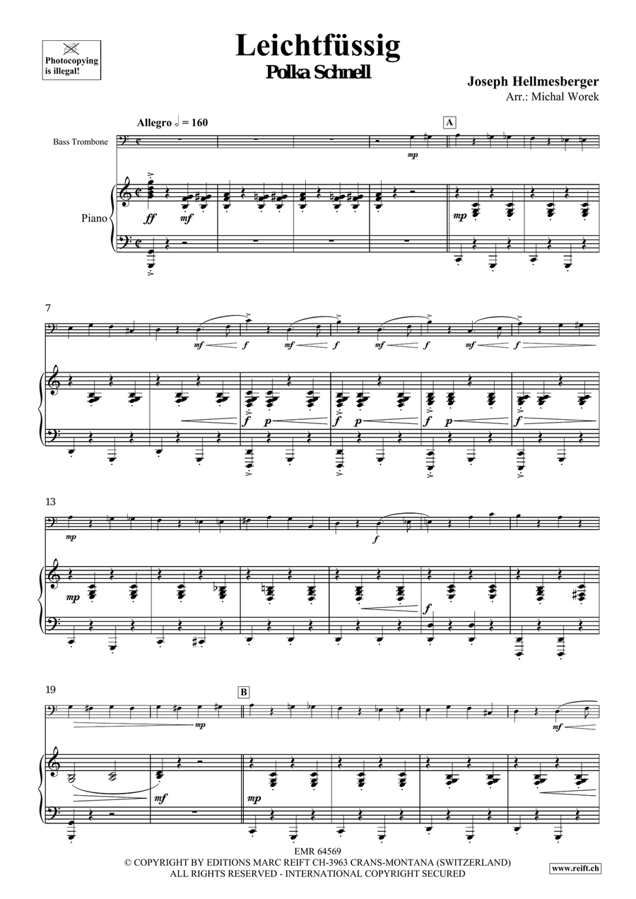 Leichtfüssig Leichtfüssig Bass Trombone scores gallery preview page 4