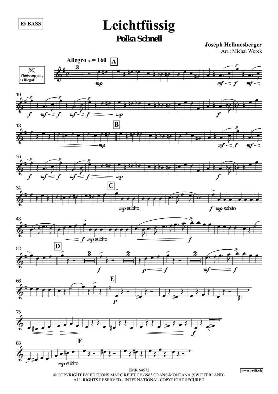 Leichtfüssig Leichtfüssig Voice Solo scores gallery preview page 3