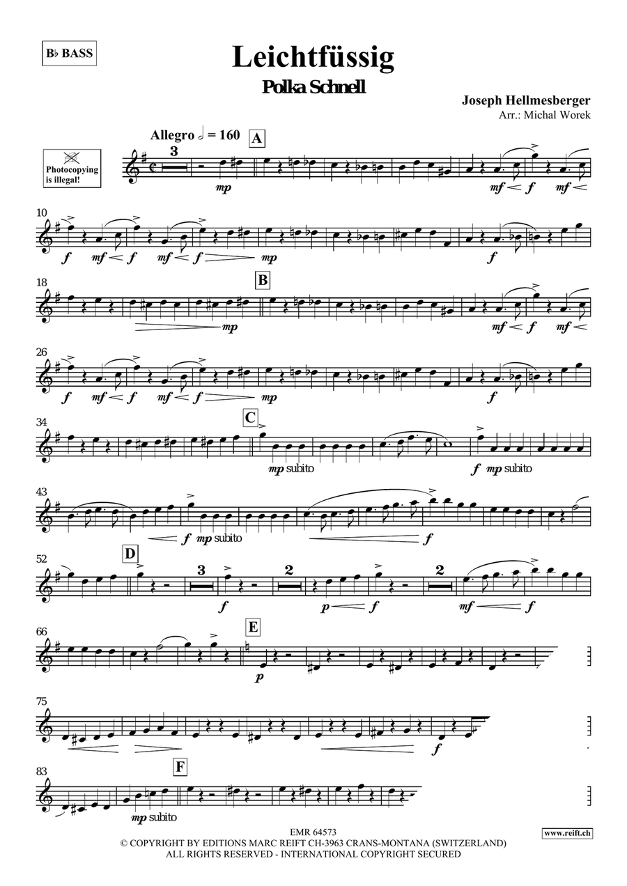 Leichtfüssig Leichtfüssig Voice Solo scores gallery preview page 3