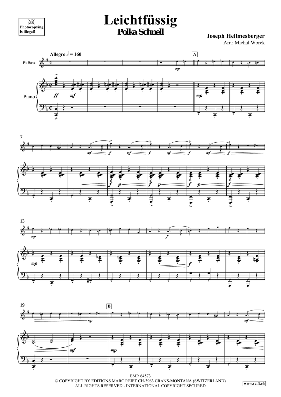 Leichtfüssig Leichtfüssig Voice Solo scores gallery preview page 4