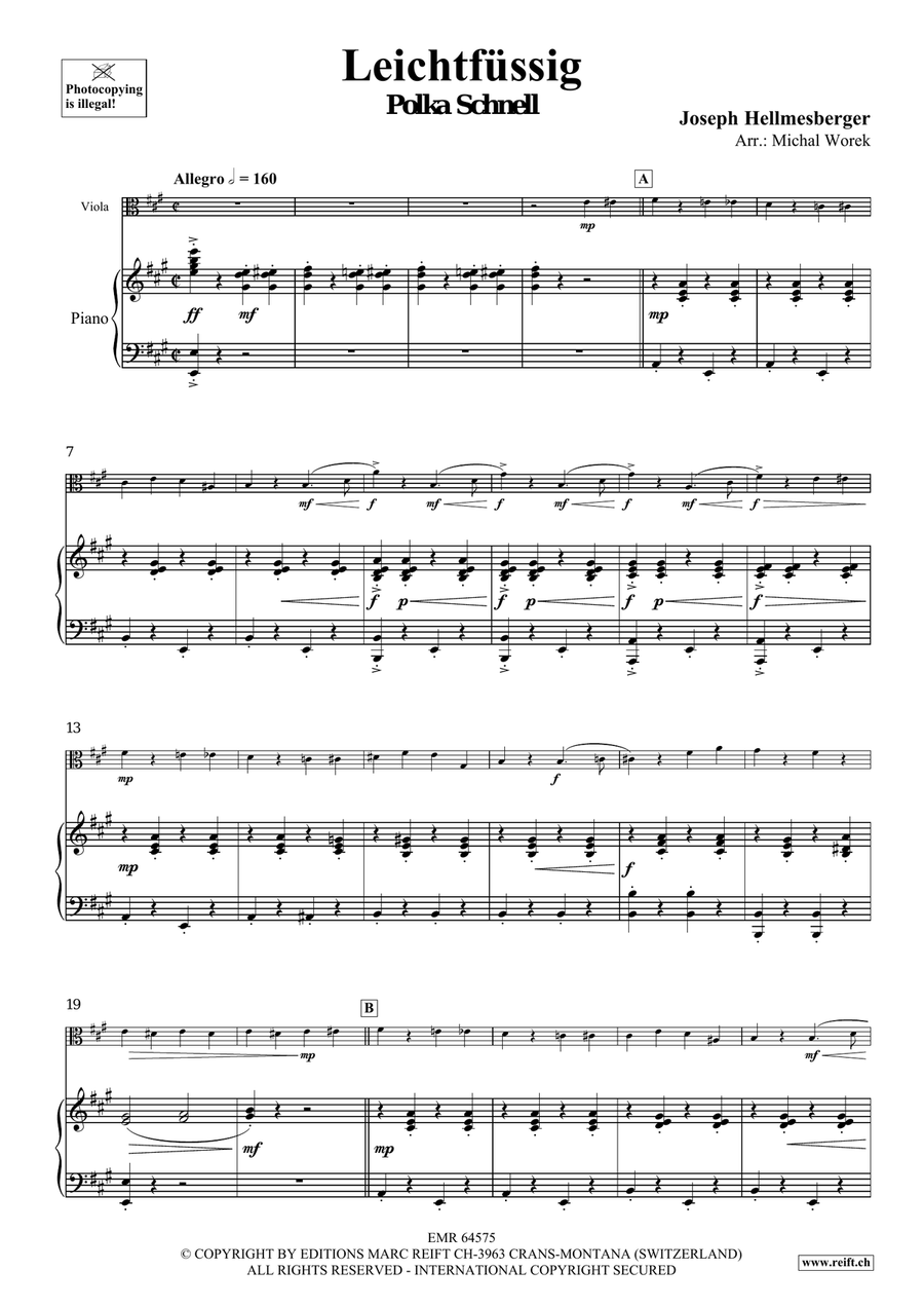 Leichtfüssig Leichtfüssig Piano Accompaniment scores gallery preview page 4